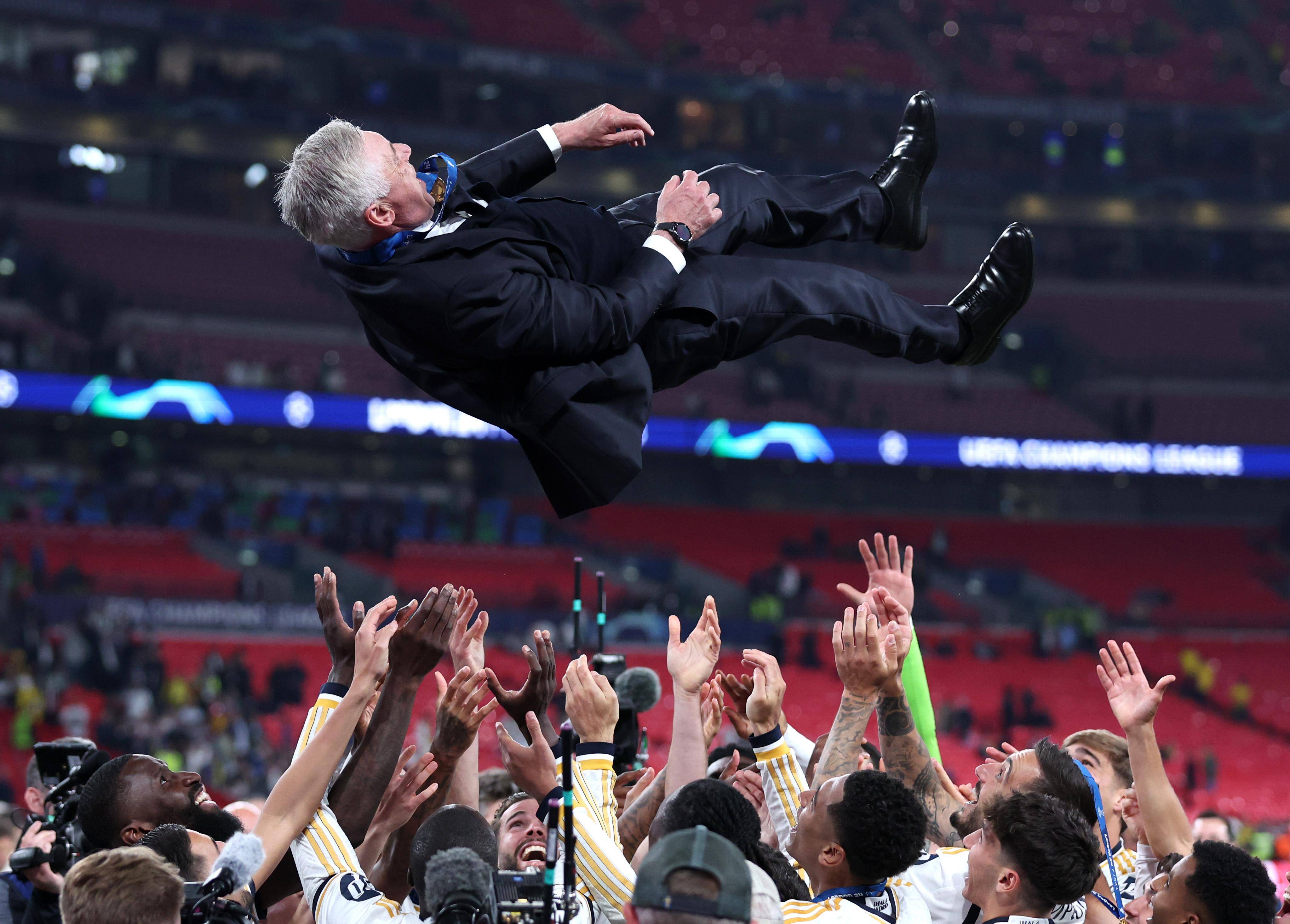 包含皇马战胜马竞，成功晋级欧冠，挑战来袭的词条